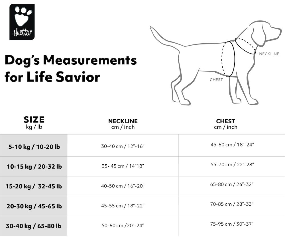 HurttaLifeSaviorECO_SS23_SizeChart